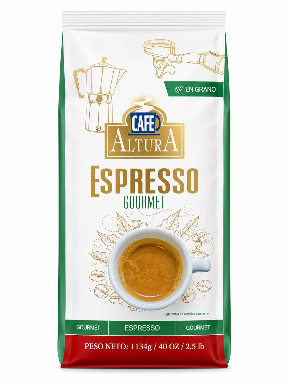 Espresso grano 2.5 Lbs (40oz)