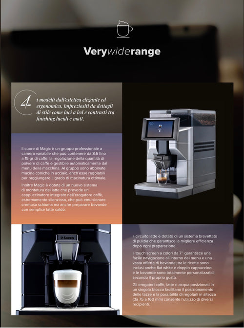 Renta mes Saeco magic M2+